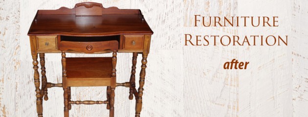 Desk 350h After Colorado Springs Furniture Restoration Desk 350h After